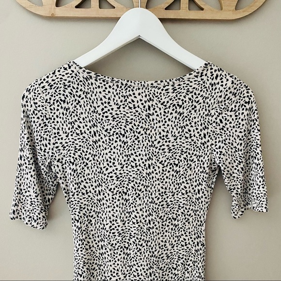 Z Supply Half Sleeve Cheetah Print Bodysuit Sz Small - Picture 9 of 10